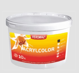 ACRYLCOLOR Внутренняя водоэмульсионная краска (база А) * 10л