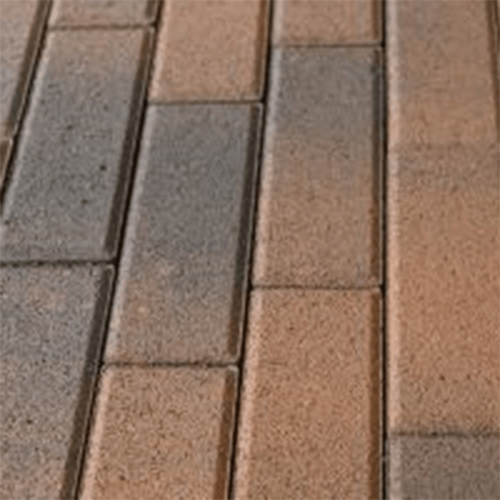 Тротуарная плитка-кирпич Латина .210х70х60. Золотой Мандарин